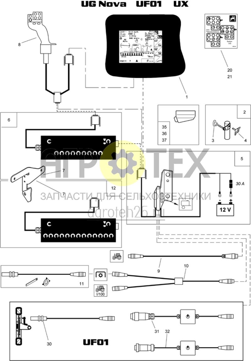  базовое оборудование AMATRON+ (ETB-012046)  (№37 на схеме)