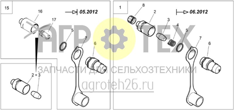  Штекер SVK (ETB-012076)  (№16 на схеме)