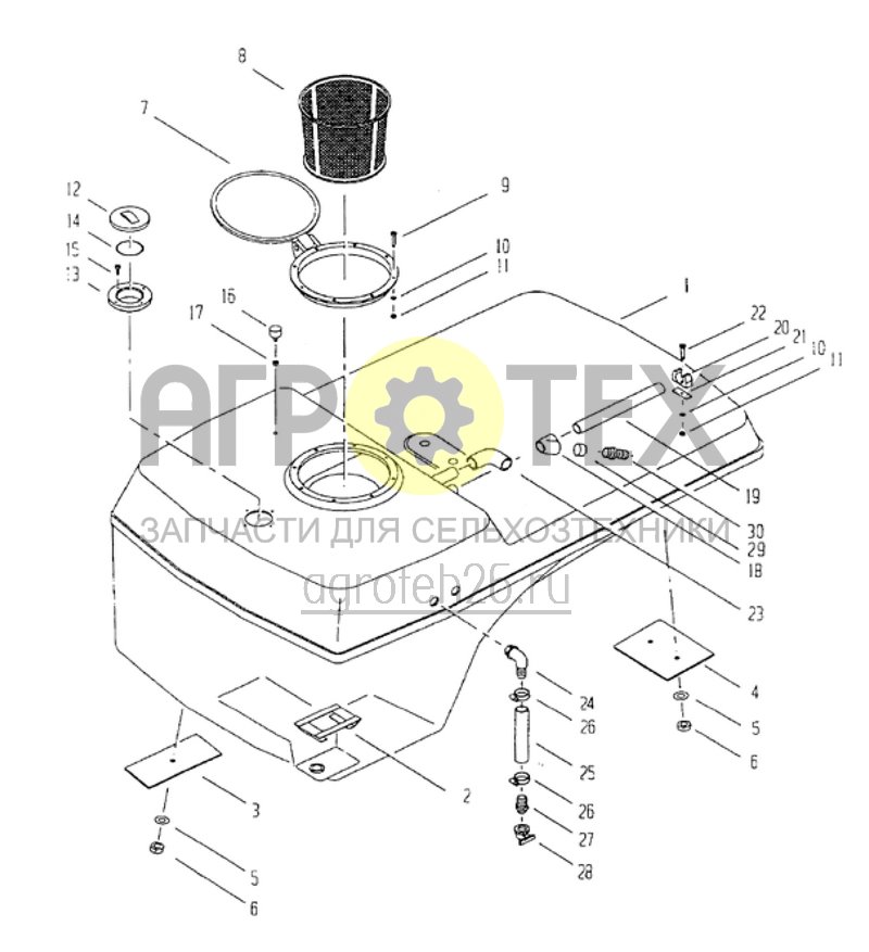  бак (ETB-012109)  (№28 на схеме)