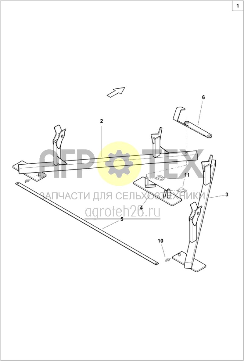 Чертеж  опорная стойка ED 902-K (ETB-012439) 