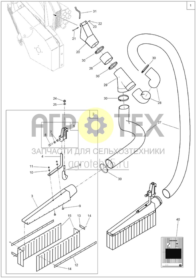 Чертеж  Airkit Umr?stsatz Abluft ED (ETB-012450) 