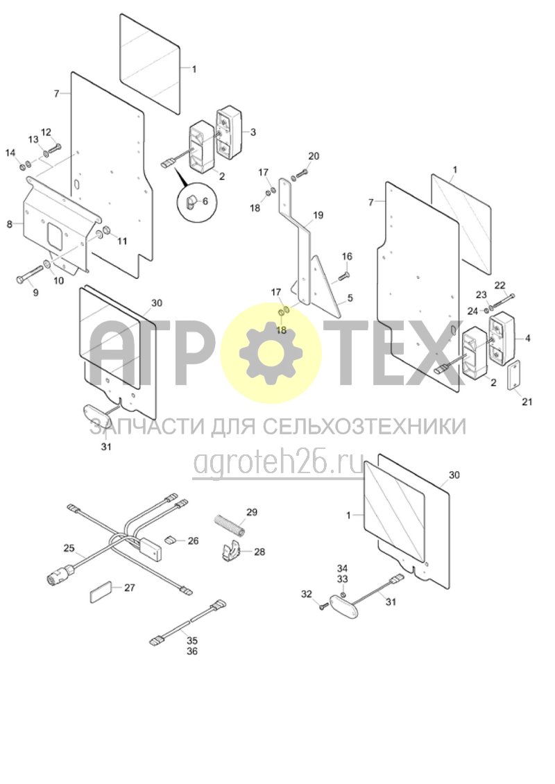 Чертеж  (RUS)Beleuchtung (ab 2014) (ETB-013190) 