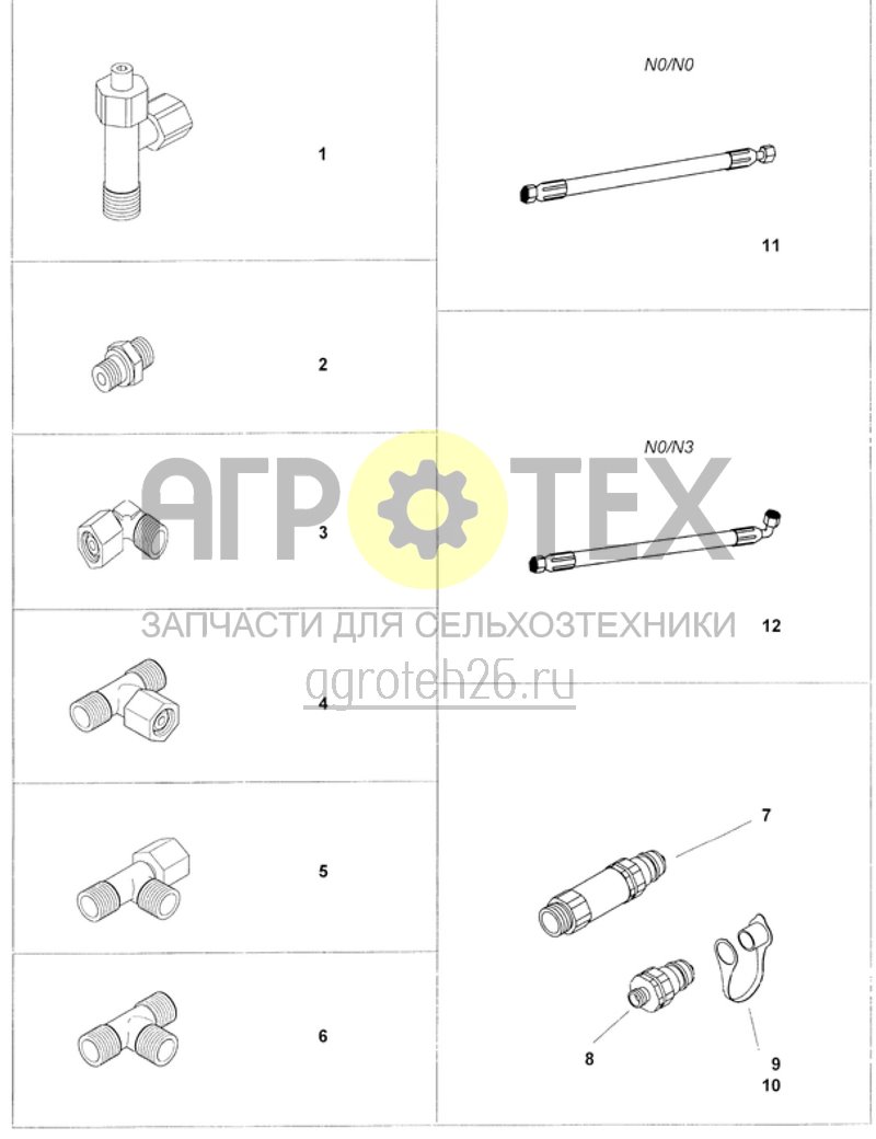 Чертеж  гидравл.болтовое соединение; гидравл.шланги (ETB-013392) 