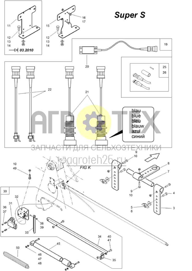 Чертеж  дистанционное управление Super-S (ETB-013504) 