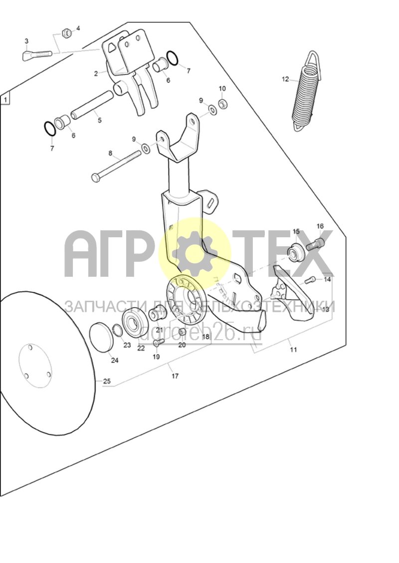 Чертеж  (RUS)Schar RoTeC pro kurz (ETB-013602) 