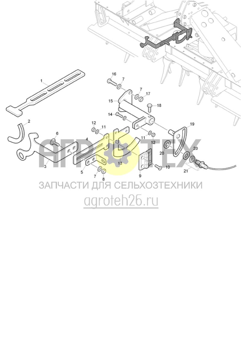 Чертеж  (RUS)Digitaler Arbeitsstellungssensor (ETB-013636) 