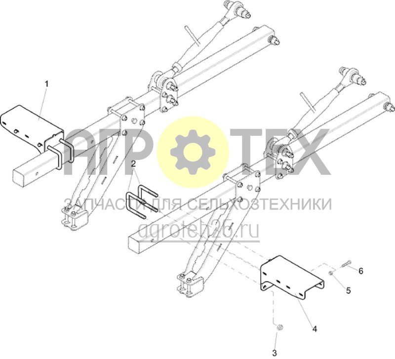 Чертеж  (RUS)Beleuchtungshalter (ETB-013742) 