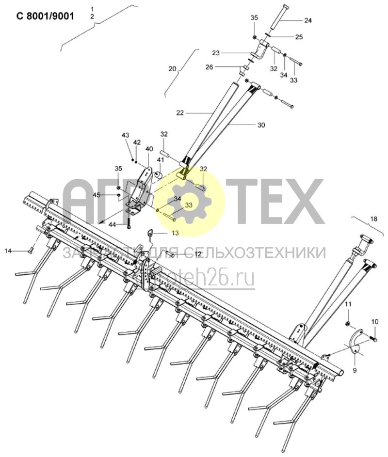  загортачи Exakt III держащие трубы 803-3/903-3, части соединения (ETB-013832)  (№20 на схеме)