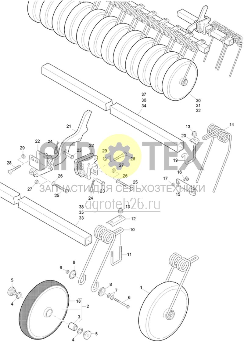 Чертеж  Роликовый штригель 125мм (от 05.2013) (ETB-013943) 