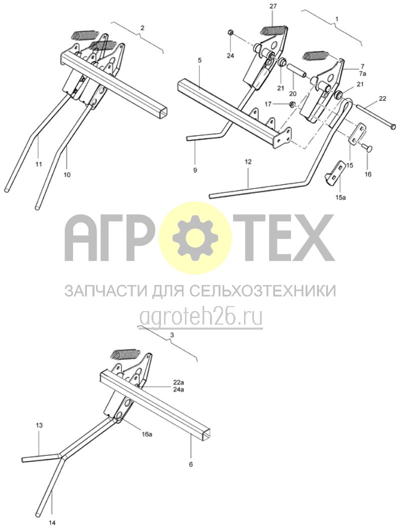  загортачи Exakt III перемещаеме элементы (ETB-013953)  (№6 на схеме)