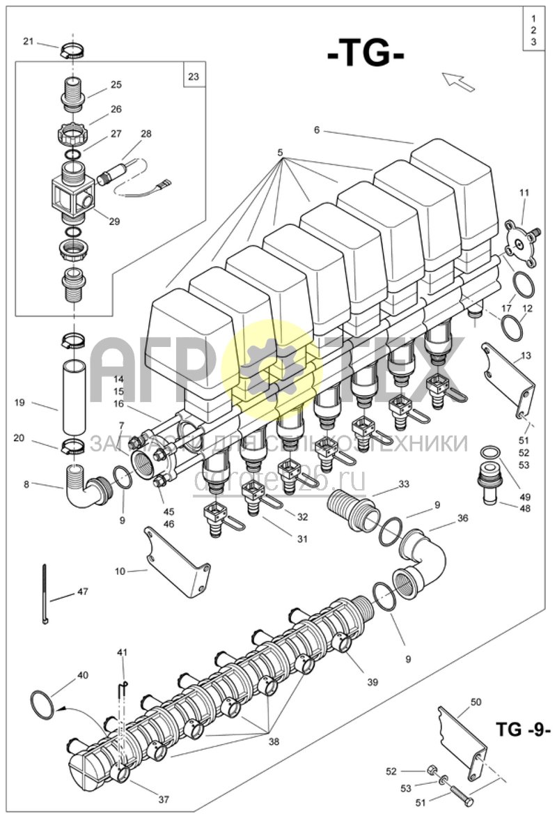 Чертеж  клапан TG (ETB-014073) 