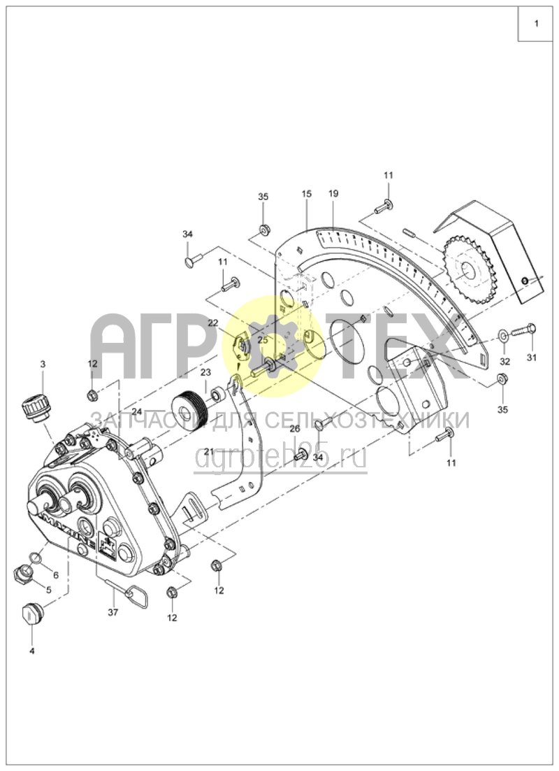  редуктор типа Vario (ETB-014167)  (№15 на схеме)