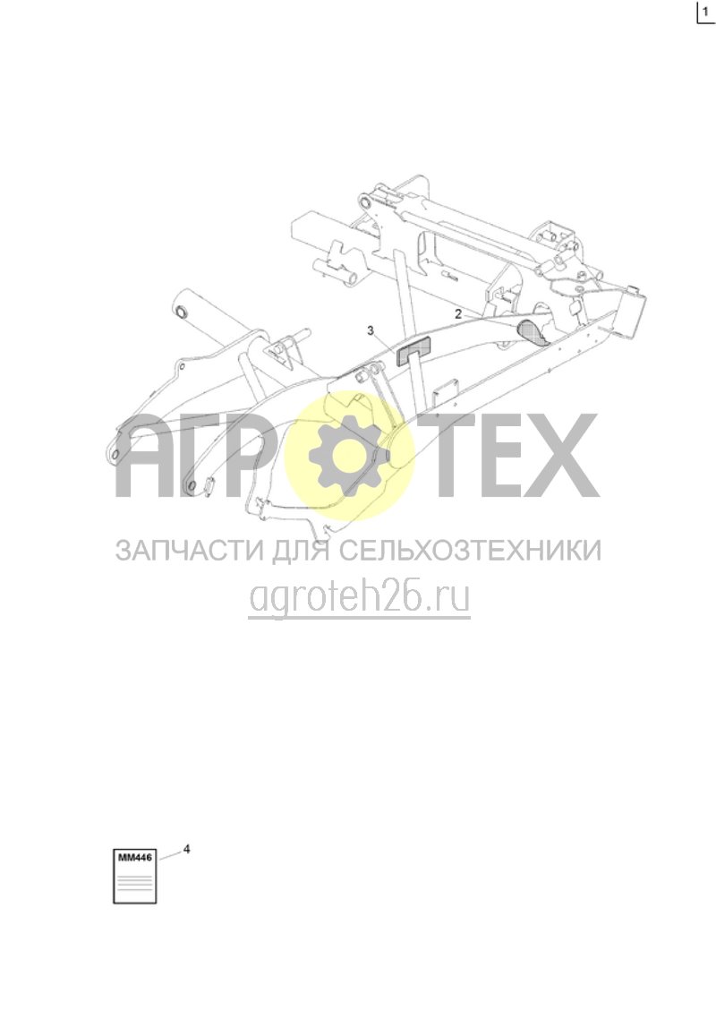 Чертеж  (RUS)Nachruestsatz 4m Seitenrahmen (ETB-014528) 