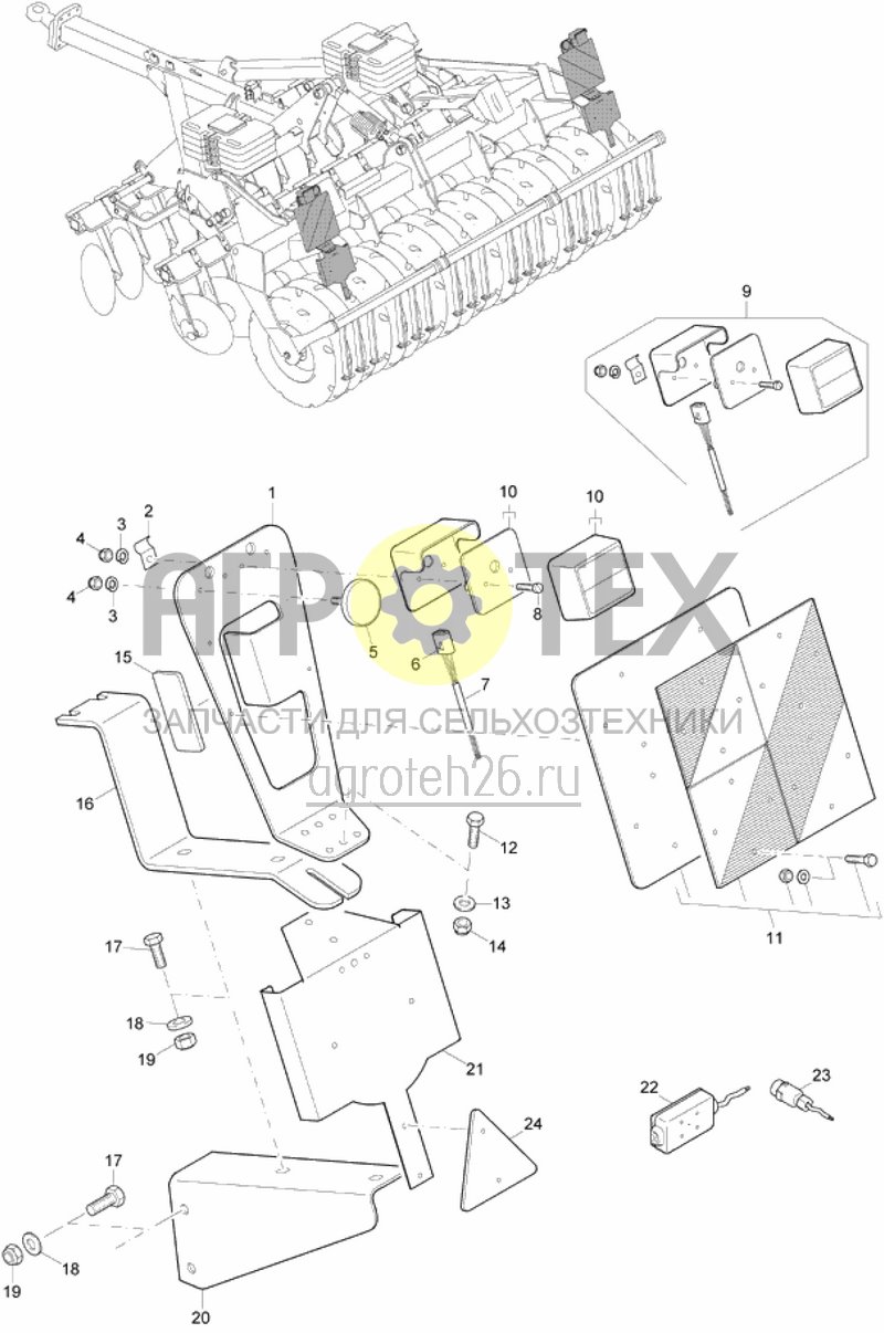 Чертеж  освещение Catros 3001-T, 4001-T (ETB-014841) 