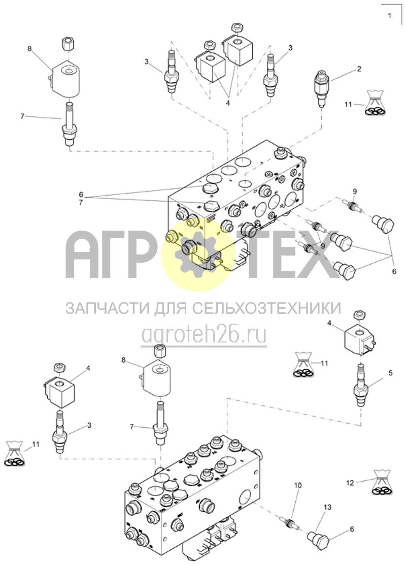 (RUS)Steuerblock GD414 (ETB-014969)  (№12 на схеме)