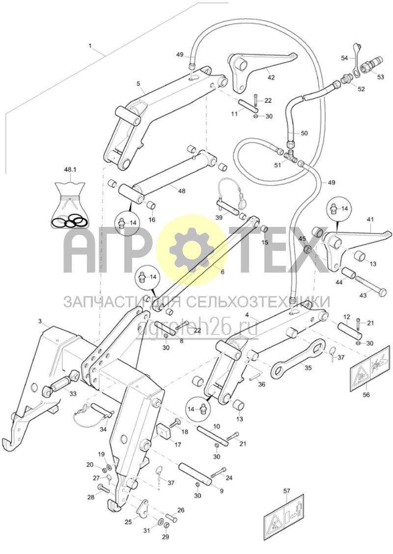  система Huckepack 3 (ETB-015162)  (№12 на схеме)