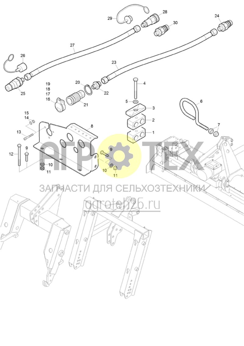 Чертеж  (RUS)Schlauchgarderobe f?r Huckepack (ETB-015166) 