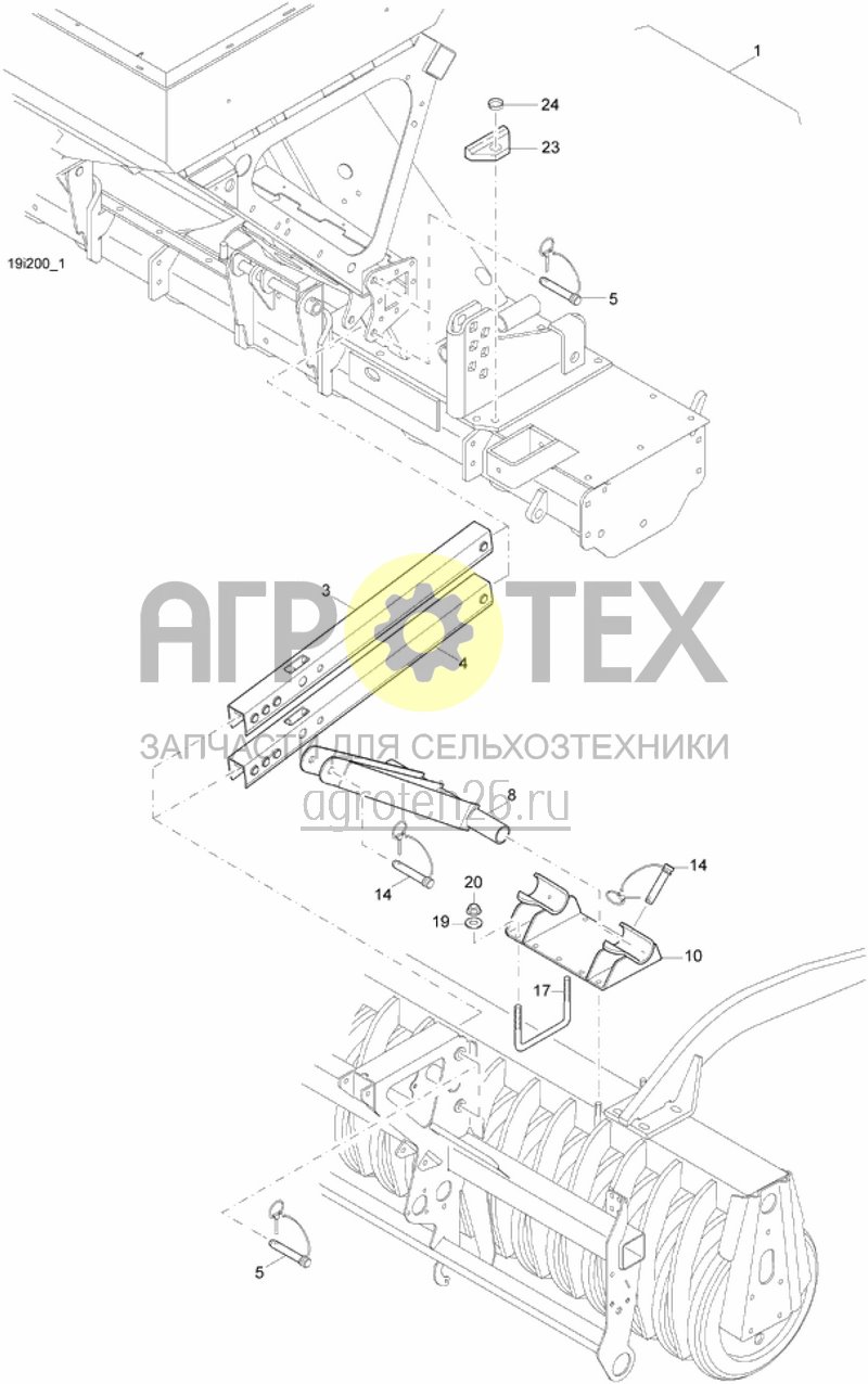 Чертеж  соединительные части PW500/KW450-303 (ETB-015310) 