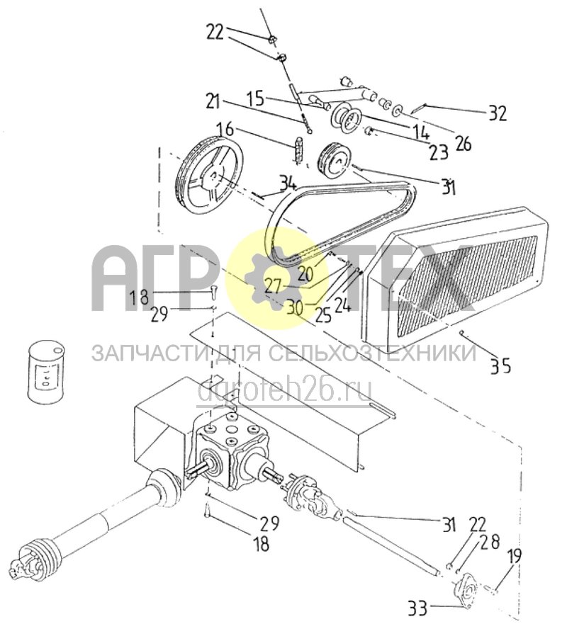 Чертеж  привод KML (ETB-015708) 