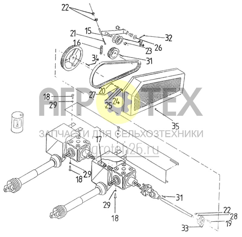 Чертеж  привод KMLV (2/2) (ETB-015710) 