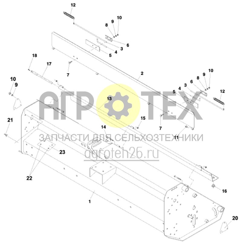 Чертеж  рама 1/2 (ETB-015721) 