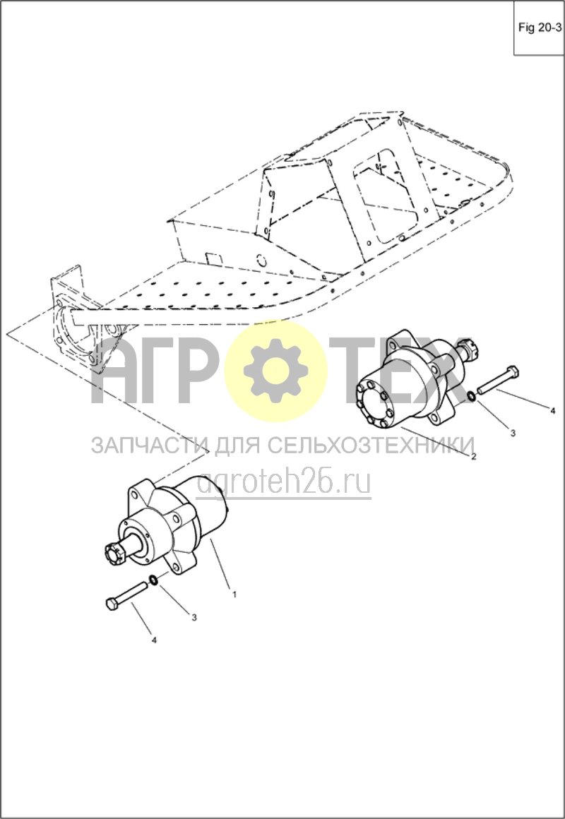 Чертеж  гидродвигатели (ETB-016016) 