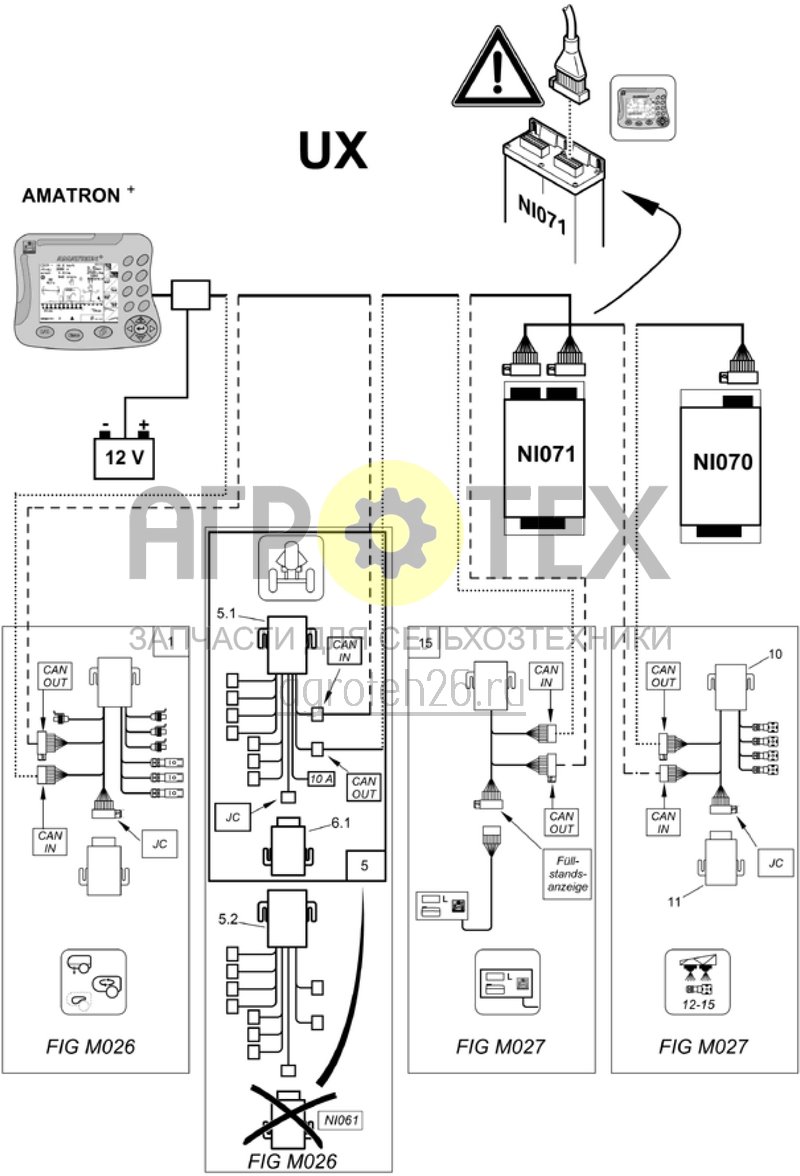 Чертеж  Anordnung optionaler Kabelb?ume (ETB-016270) 