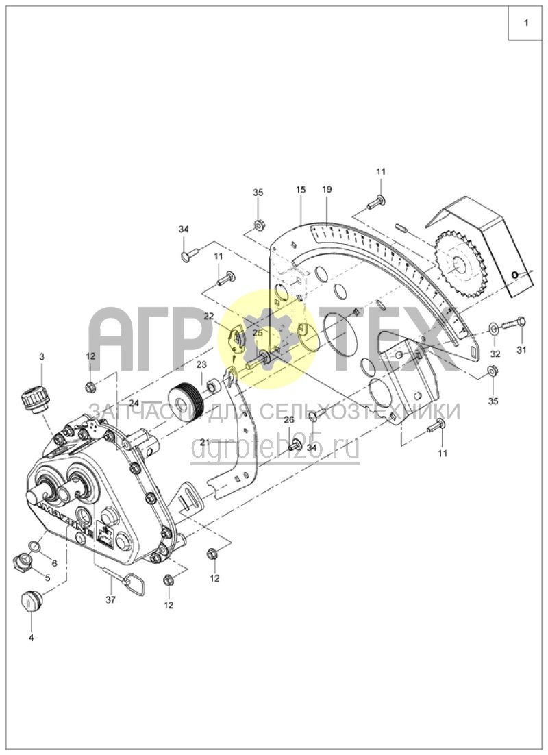 Чертеж  Вариопривод (ETB-016347) 