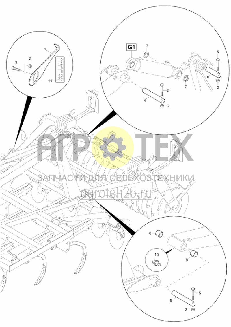 Чертеж  навесн. шасси (ETB-016397) 