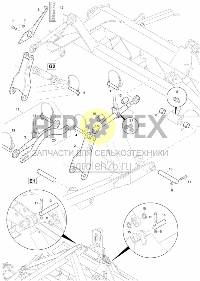 Чертеж  навесн. шасси (ETB-016418) 