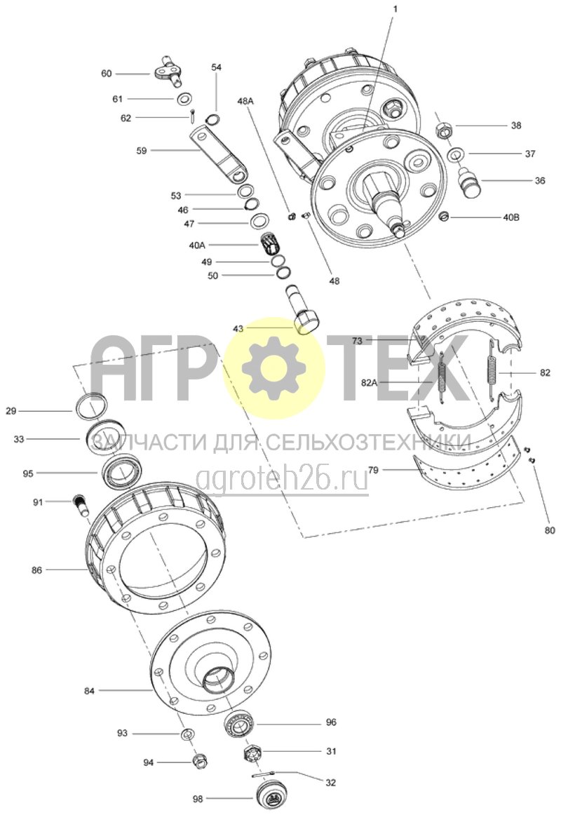 Чертеж  ось (ETB-016506) 