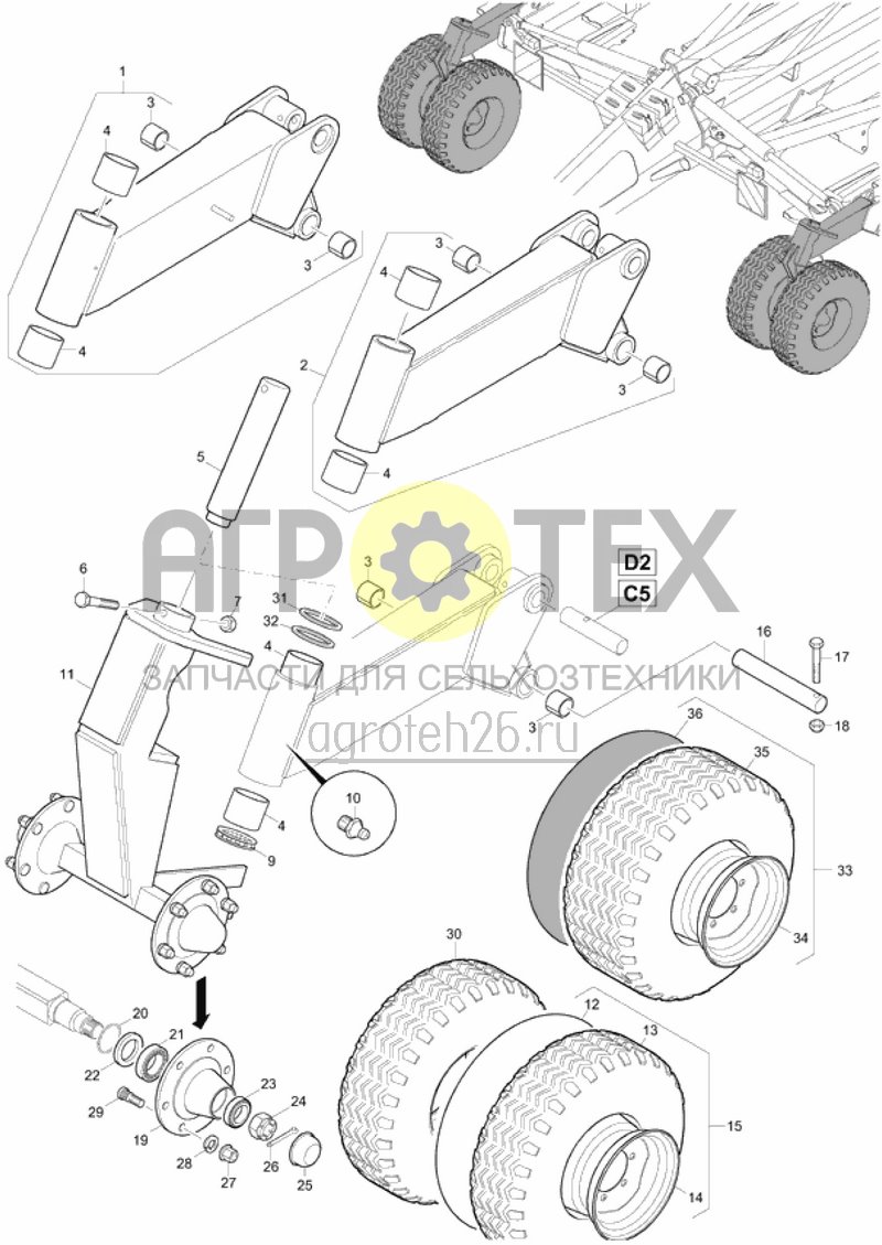 Чертеж  St?tzr?der Centaur 5001 ab 2010 (ETB-016567) 