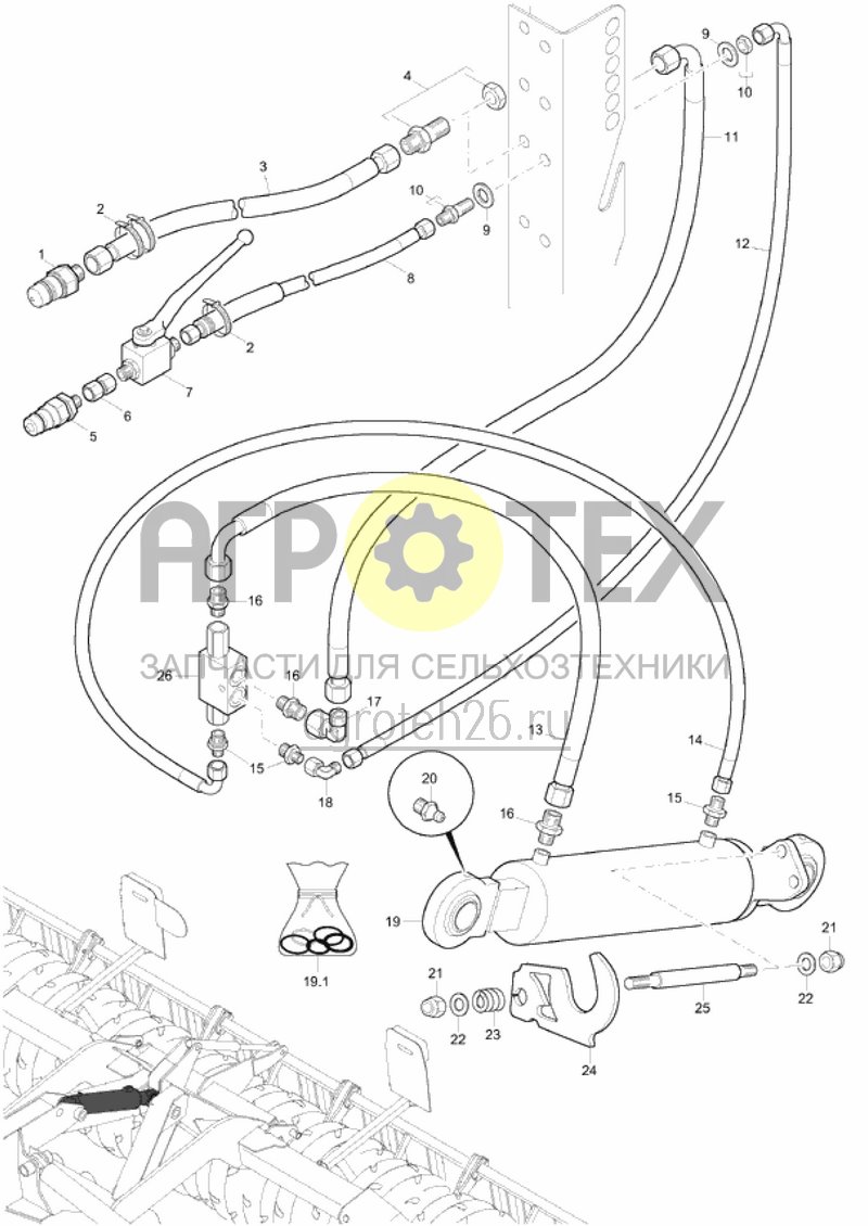  Tiefeneinstellung mech. (ETB-016612)  (№12 на схеме)