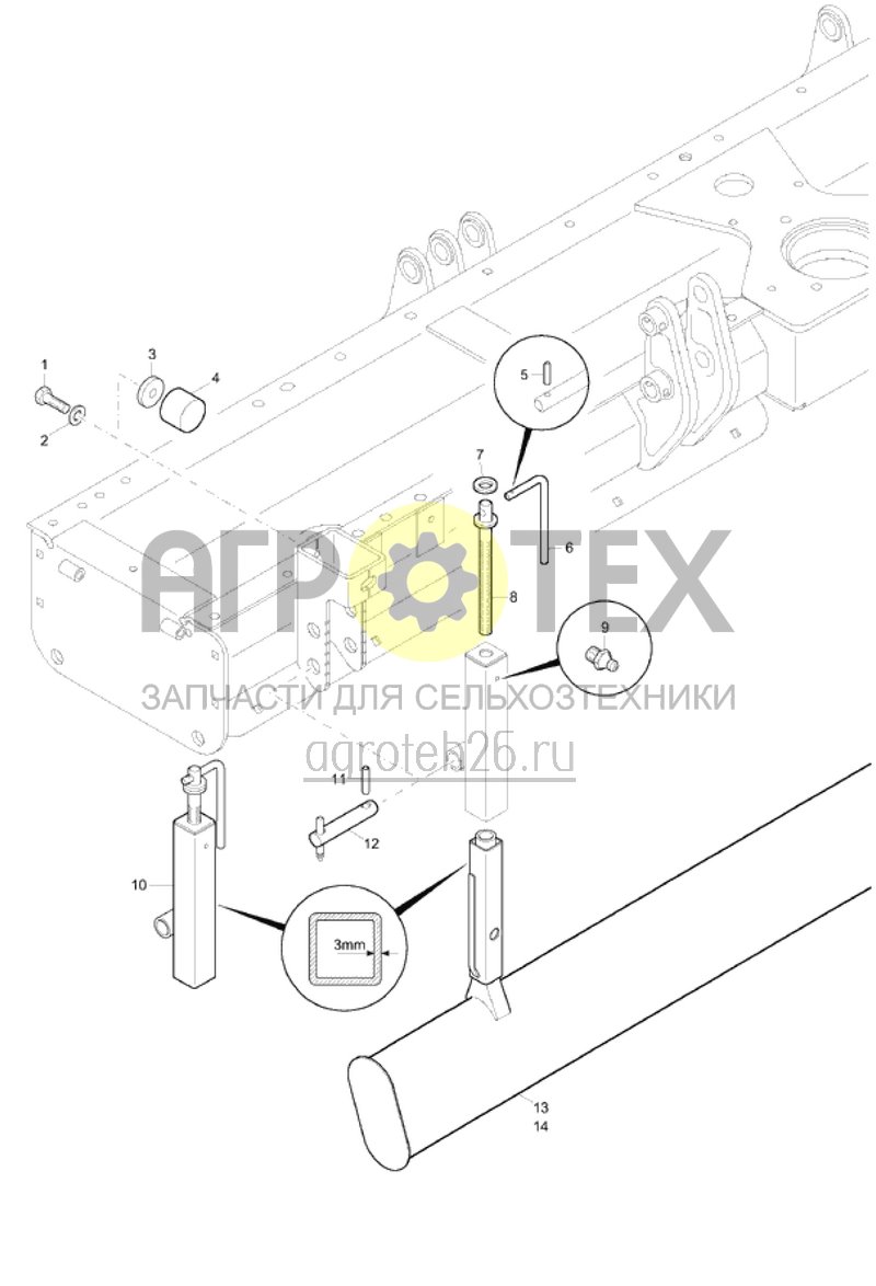 Чертеж  планировочный брус KE3000/4000 Super (ETB-016807) 