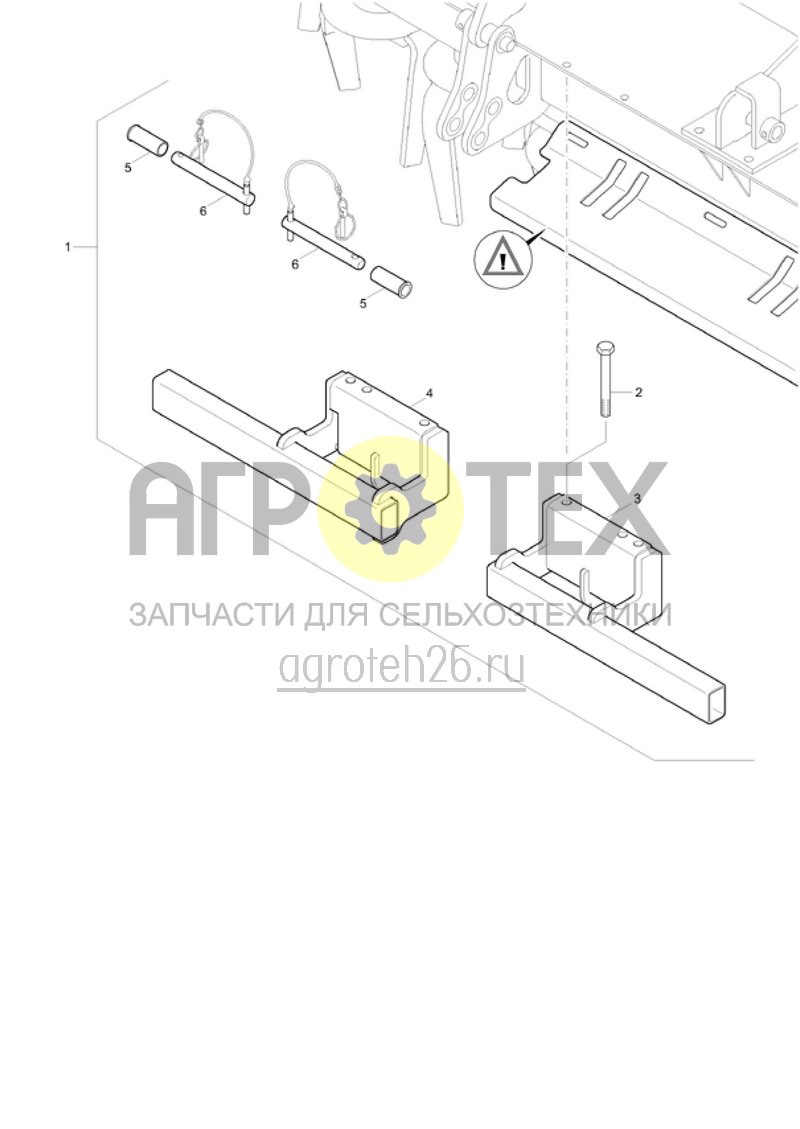 Чертеж  (RUS)Radspurlockereranbaurahmen (ab 06.2013) (ETB-016863) 