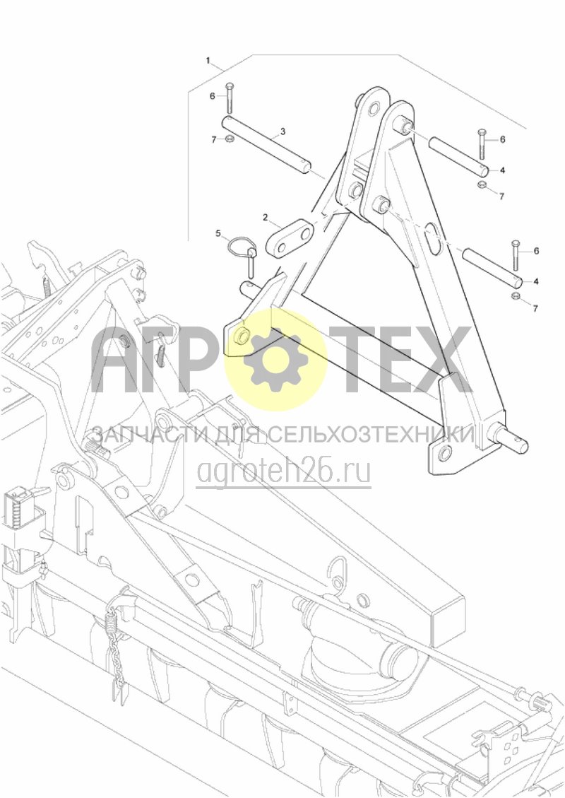 Чертеж  рама адаптера Kat. IV (ETB-017209) 