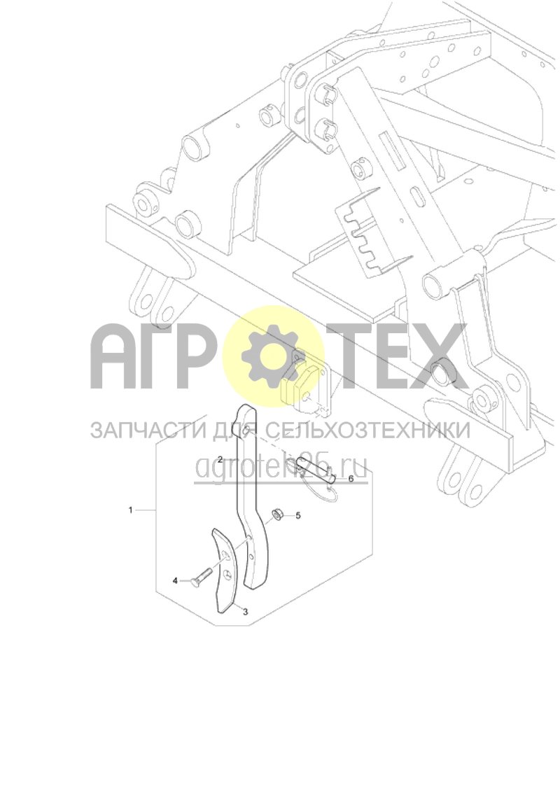  средний рыхлитель на откосах (ETB-017217)  (№1 на схеме)