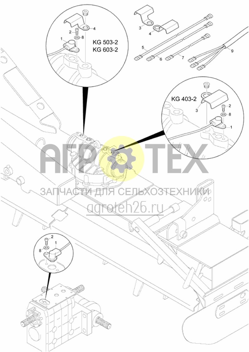 Чертеж  Sensor Seitengetriebe (ETB-017222) 