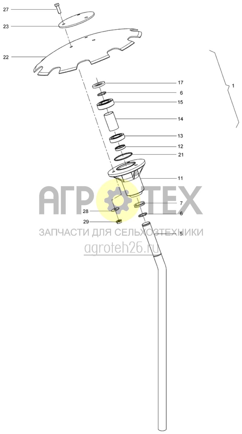 Чертеж  Spurscheiben f?r Fahrgassenmarkierer (ETB-017297) 