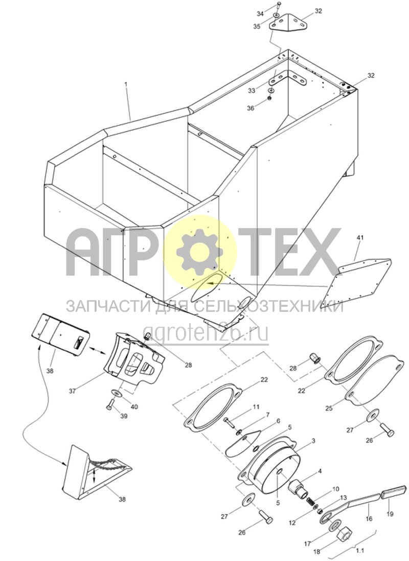 Чертеж  Schnellentleerung, Tankverst?rkung (ETB-017363) 