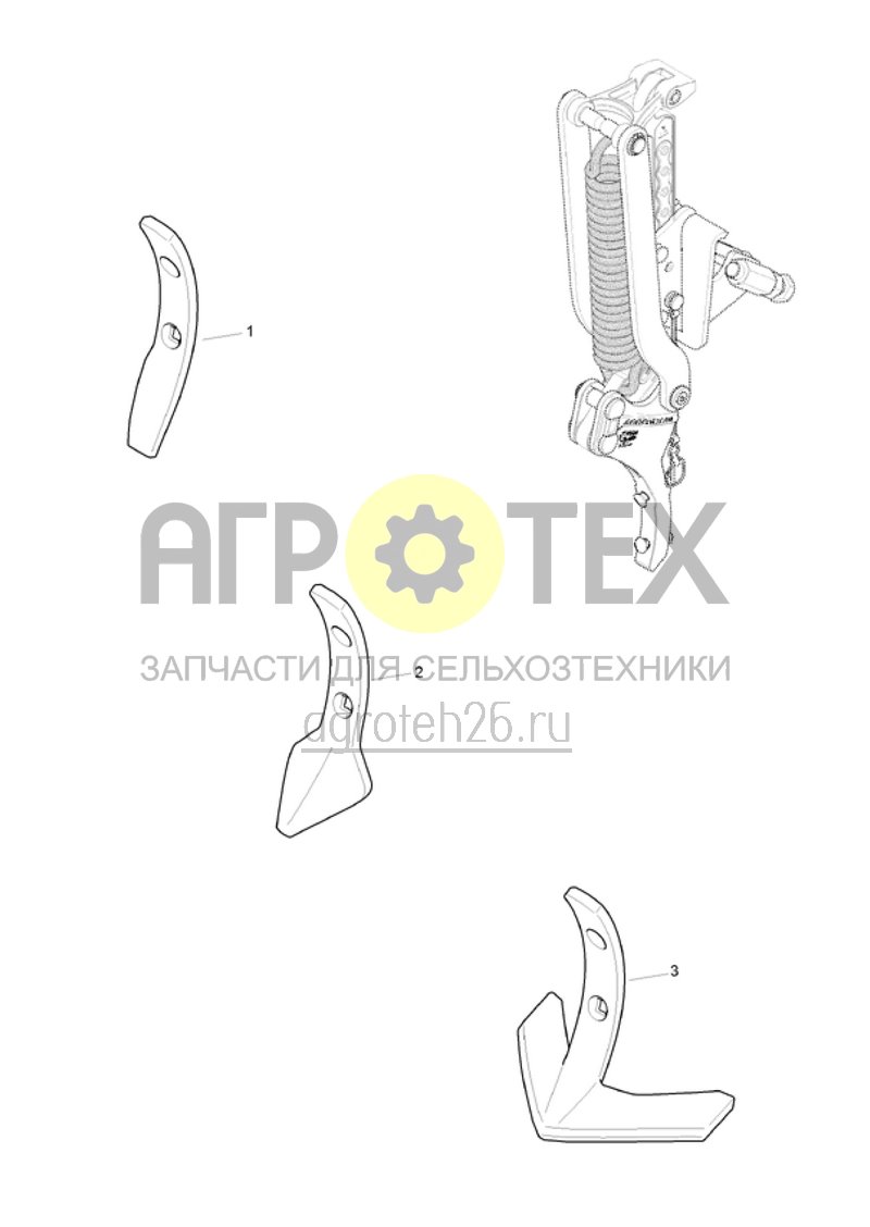 Чертеж  (RUS)Schare f?r Radspurlockerer (ETB-017397) 