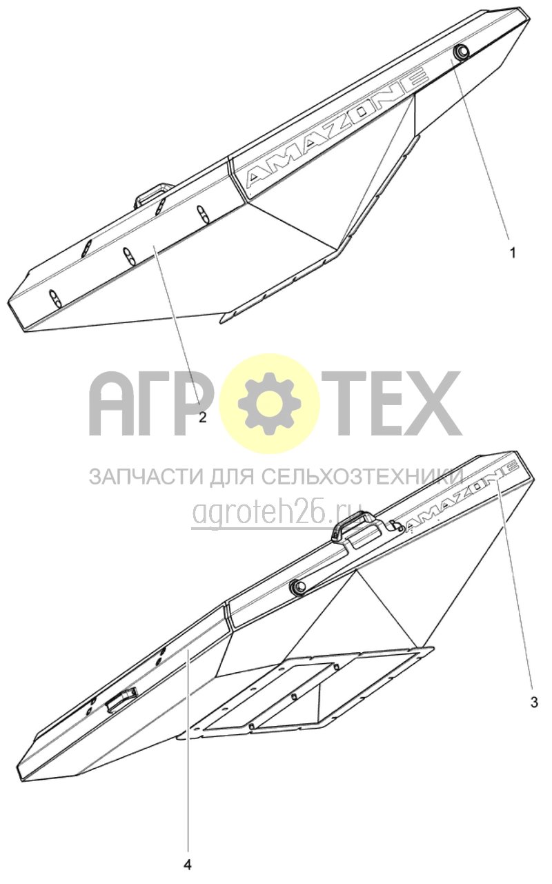 Чертеж  Наклейки бак 400л (ETB-017408) 