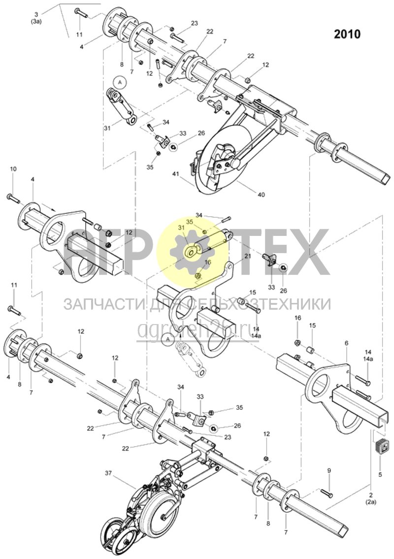 Чертеж  S?schar- / D?ngerschargrundeinheit EDX 9000-T (ETB-017443) 