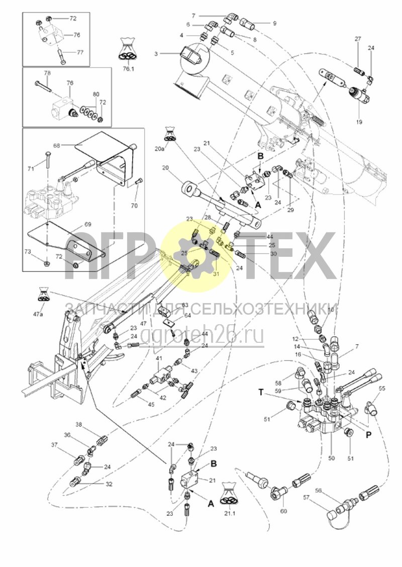 Чертеж  Bef?llschnecke - Hydraulikteile (ETB-017523) 