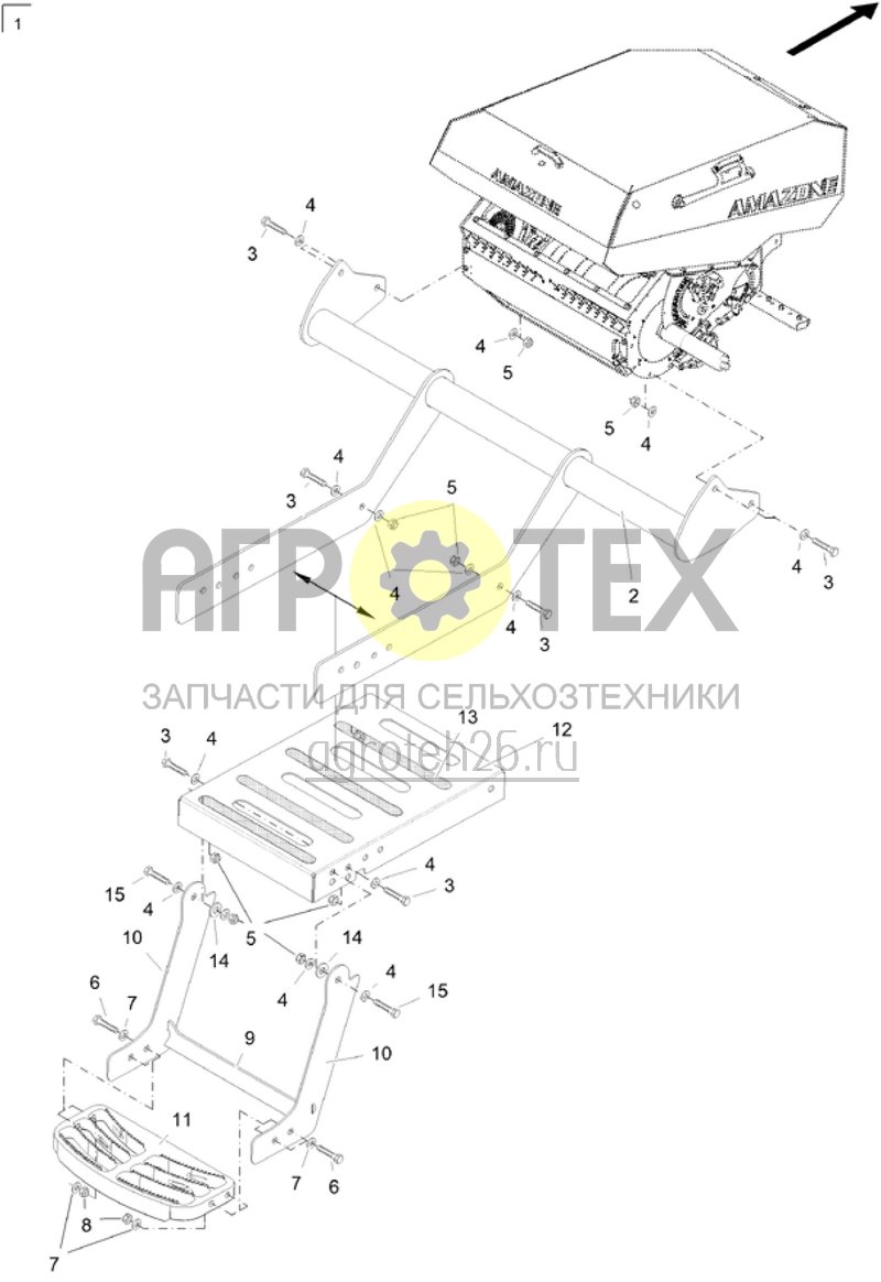  (RUS)Tritt fuer Sternraeumersatz RW55CM (ETB-017571)  (№11 на схеме)