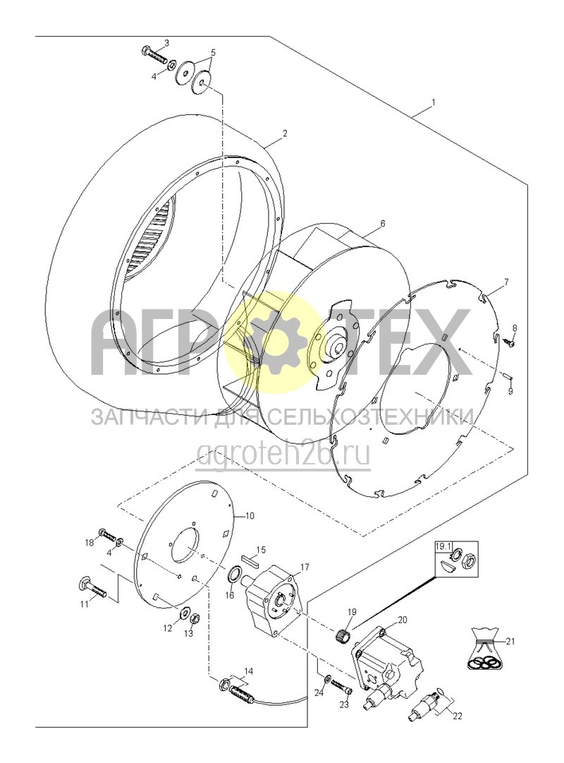 Чертеж  (RUS)Gebl?se (ab 10.2014) (ETB-017721) 