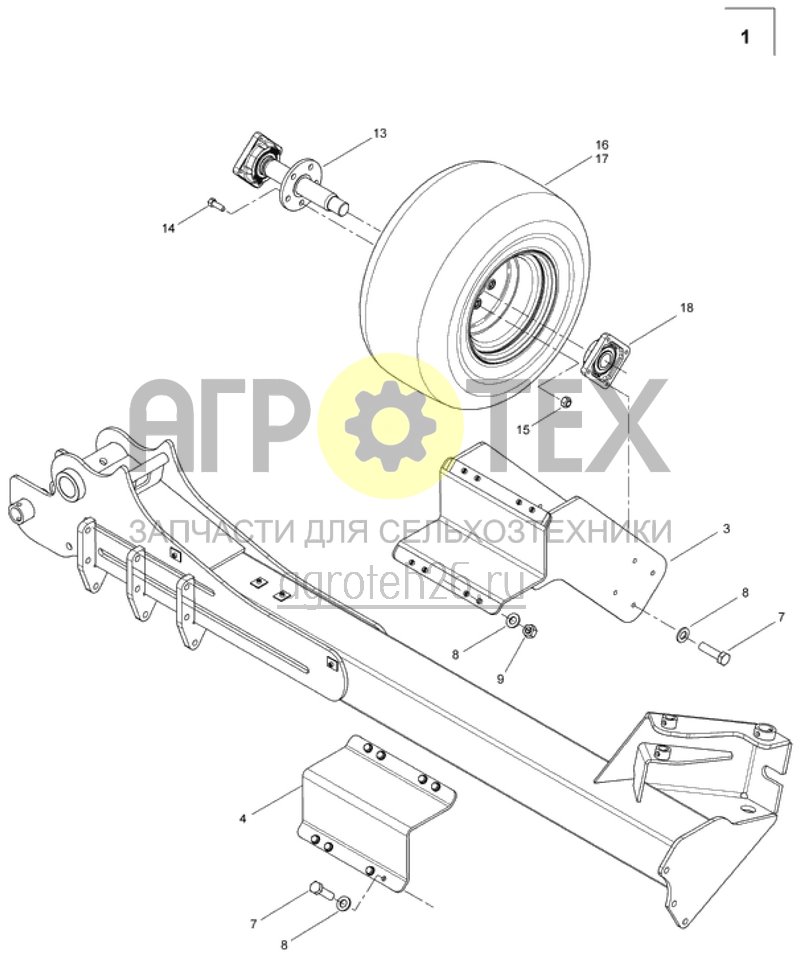 Чертеж  St?tzrad (ETB-017760) 