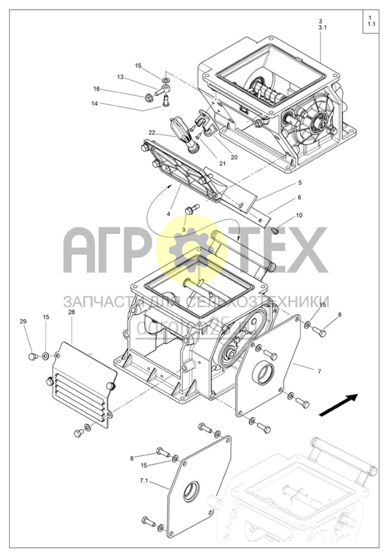 Чертеж  Dosiereinheit - Geh?use, Dosierlippe, R?ckwand, Schieber (ETB-017905) 