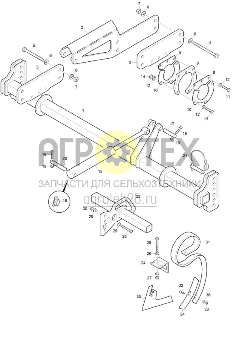  (RUS)Traktorspurlockerer (ETB-018038)  (№31 на схеме)
