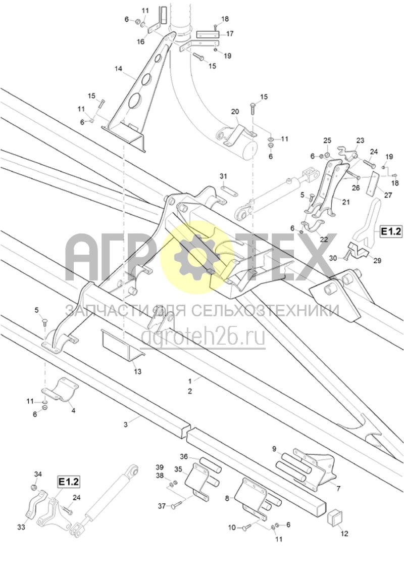  Seitenrahmen (ETB-018047)  (№35 на схеме)